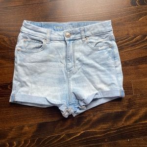 American Eagle Next Level Stretch Light Washed Jean Short
